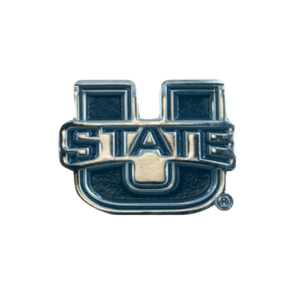 U-State Pin Enamel Navy Silver